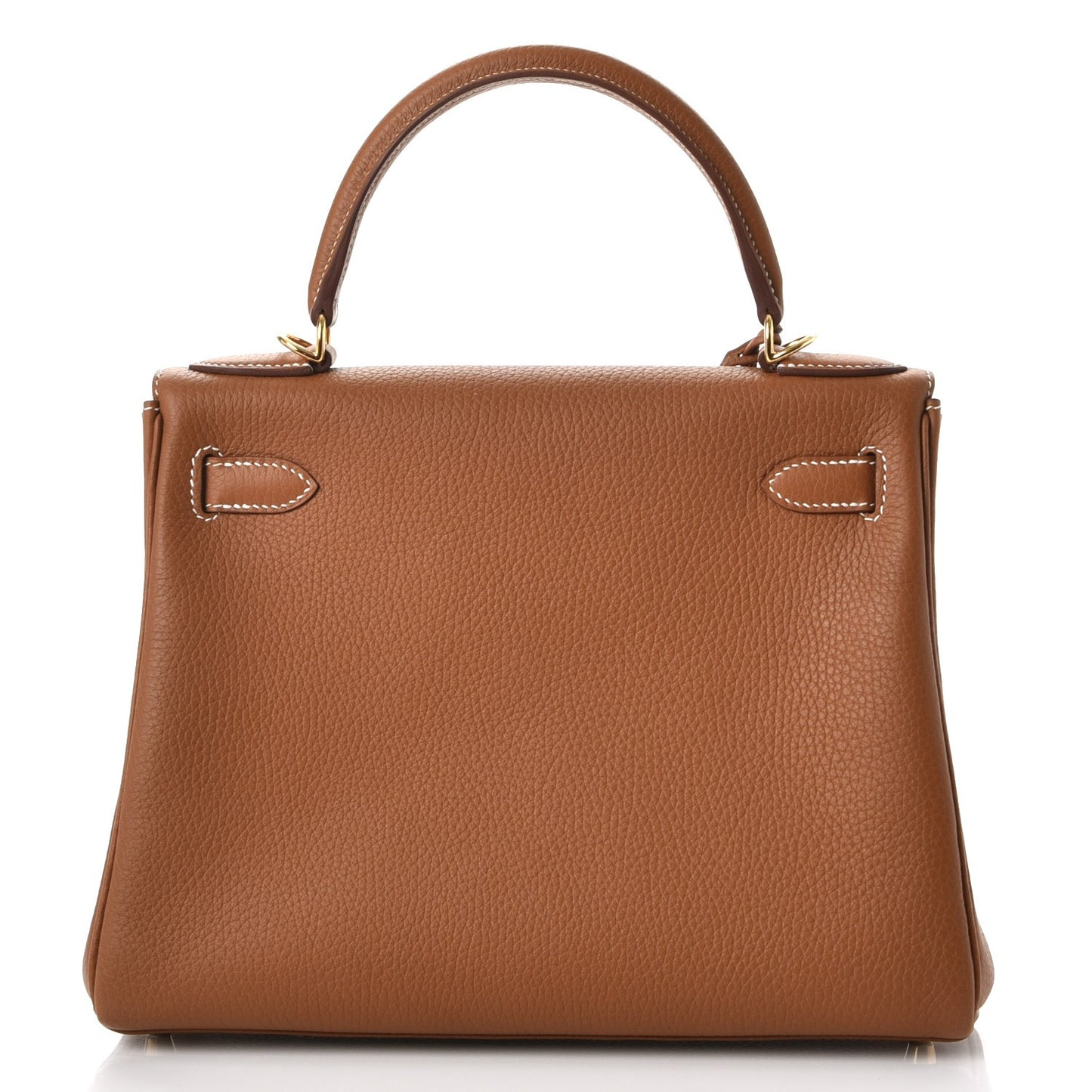 Taurillon Clemence Retourne Horseshoe Kelly 28 Gold