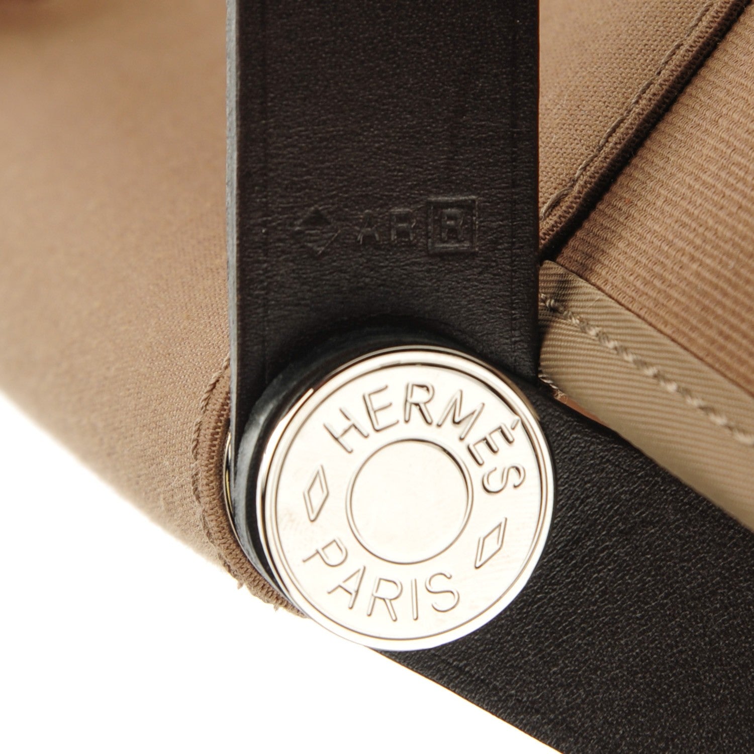 Hermes Vache Hunter Toile Cabag Elan Etoupe 7 of 8