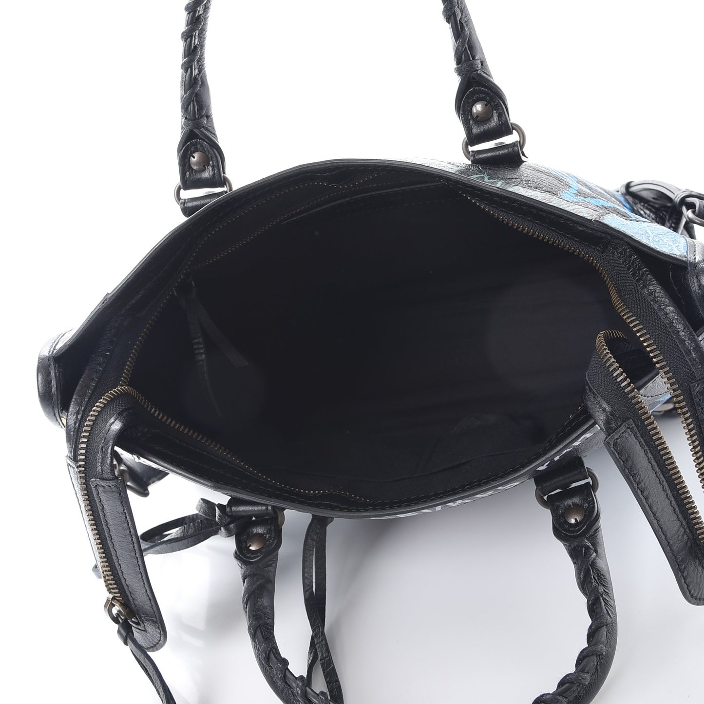 Agneau Graffiti All Over Classic Hardware S City Black Multicolor