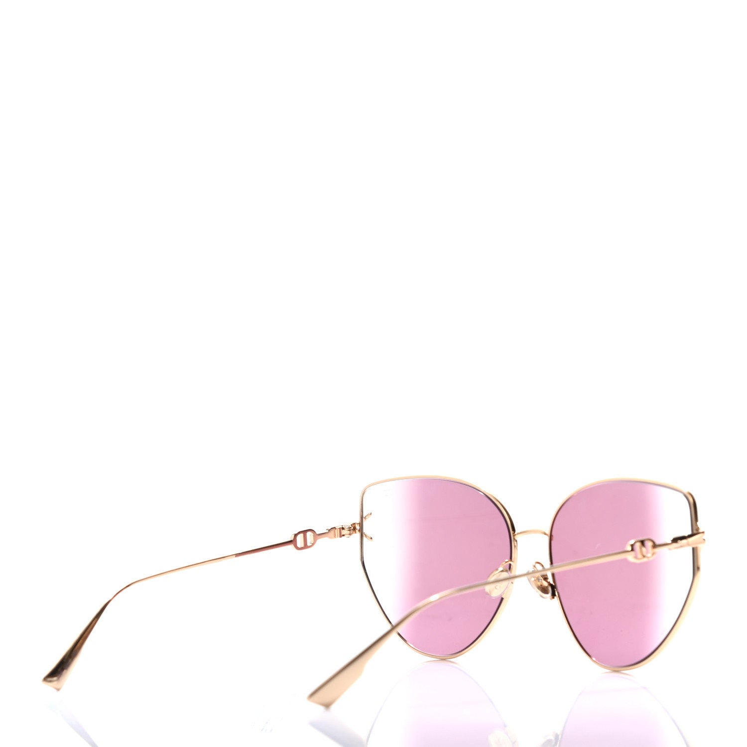 Christian Dior Metal Gipsy1 Sunglasses Pink Gold 4 of 8