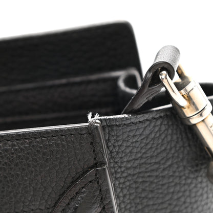 Celine Drummed Calfskin Nano Luggage Black 12 of 18