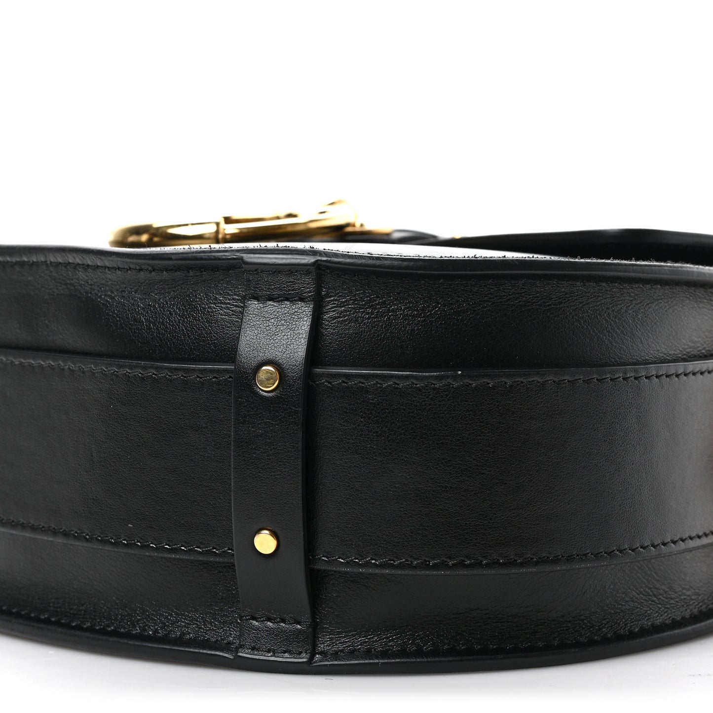Calfskin Suede Large Tess Bag Black