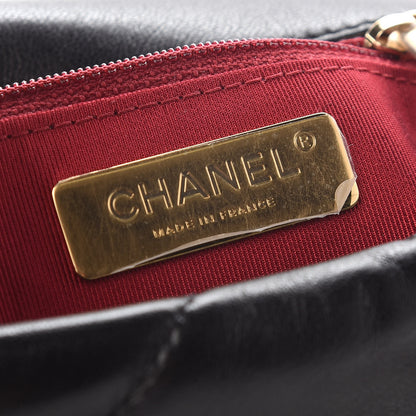 Chanel Lambskin Quilted Medium Chanel 19 Flap Black 6 of 9