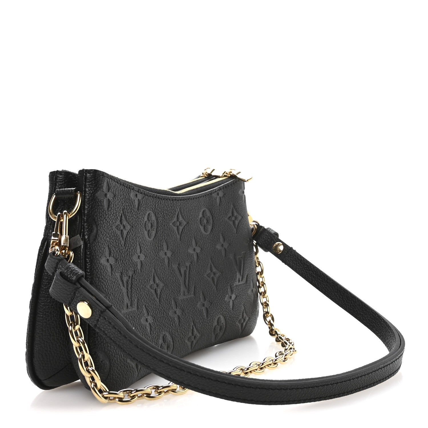 Louis Vuitton Empreinte Monogram Liv Pochette Black 3 of 9
