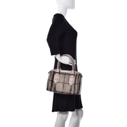 Burberry Smoked Check Small Chester Bowling Bag Purple 2 of 14