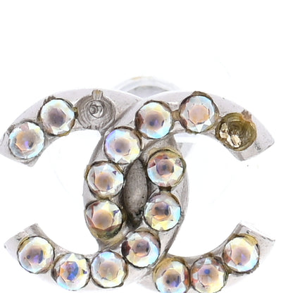 Chanel Iridescent Crystal CC Earrings Multicolor 6 of 7
