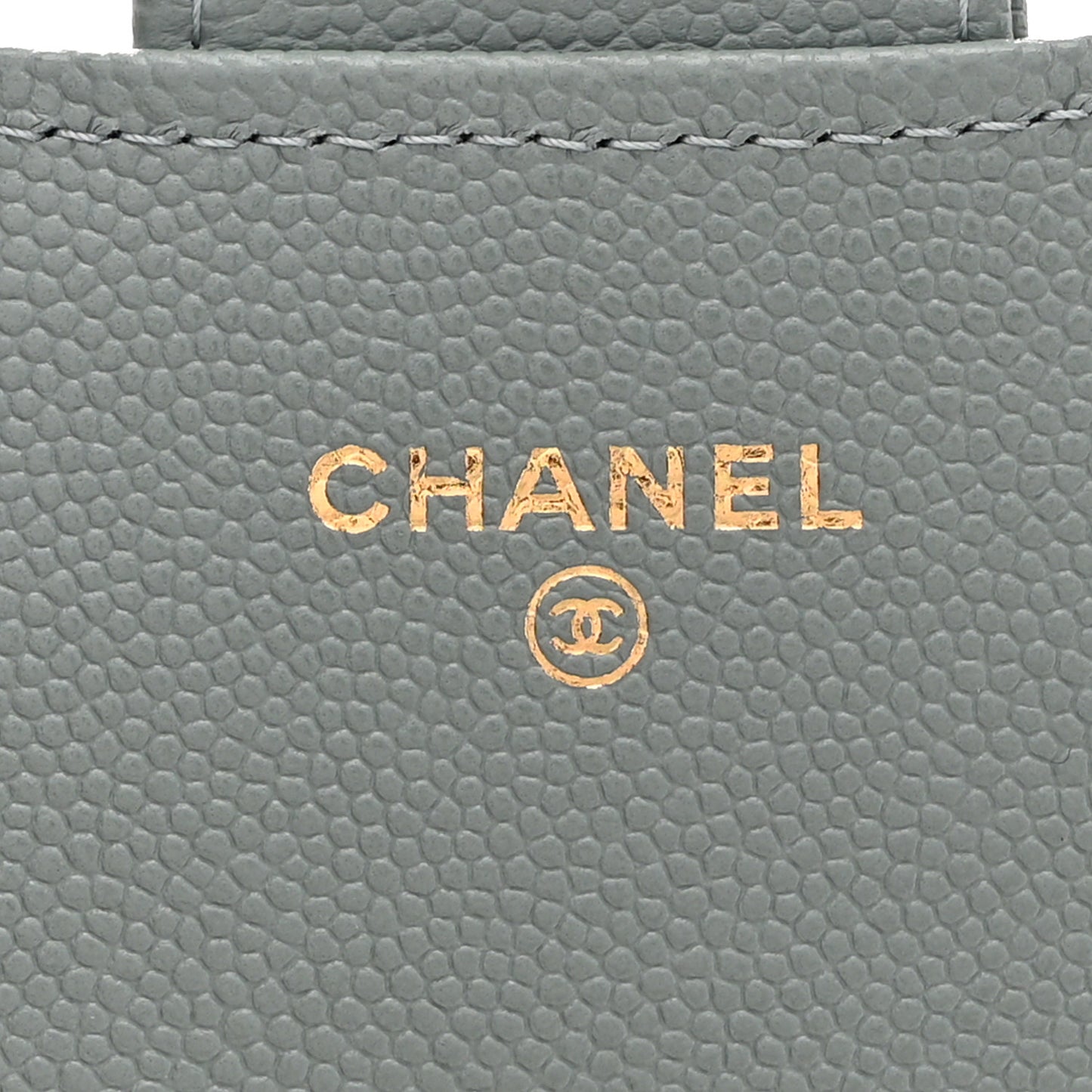 Caviar Quilted Large Gusset Flap Wallet Dark Green