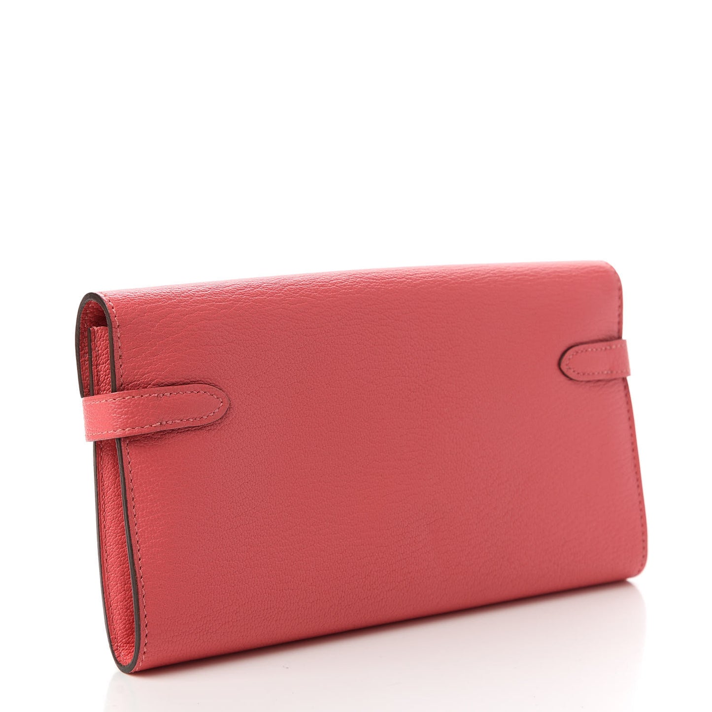Chevre Mysore Kelly Longue Wallet Rose Lipstick