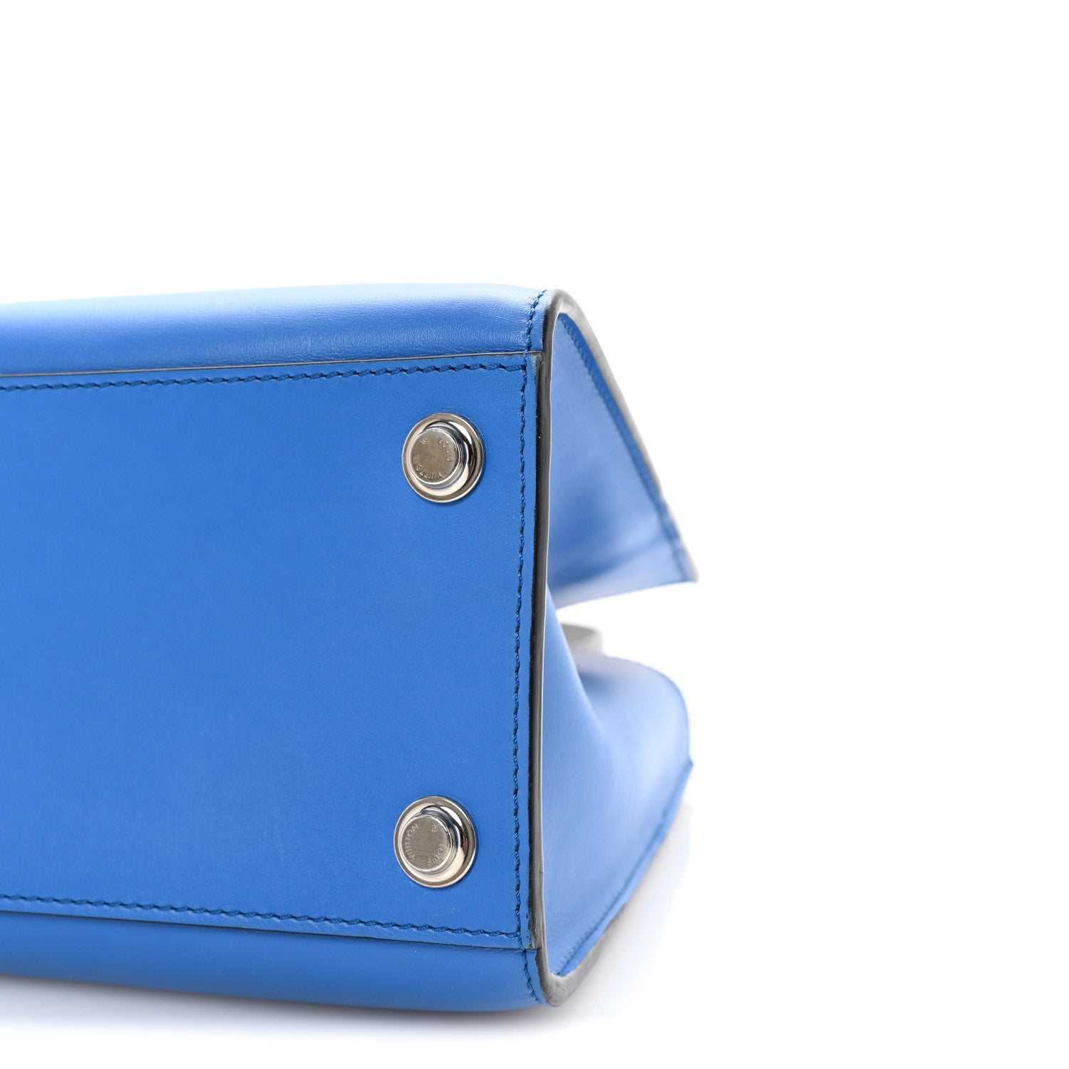 Louis Vuitton Calfskin City Steamer PM Silver Blue 9 of 9