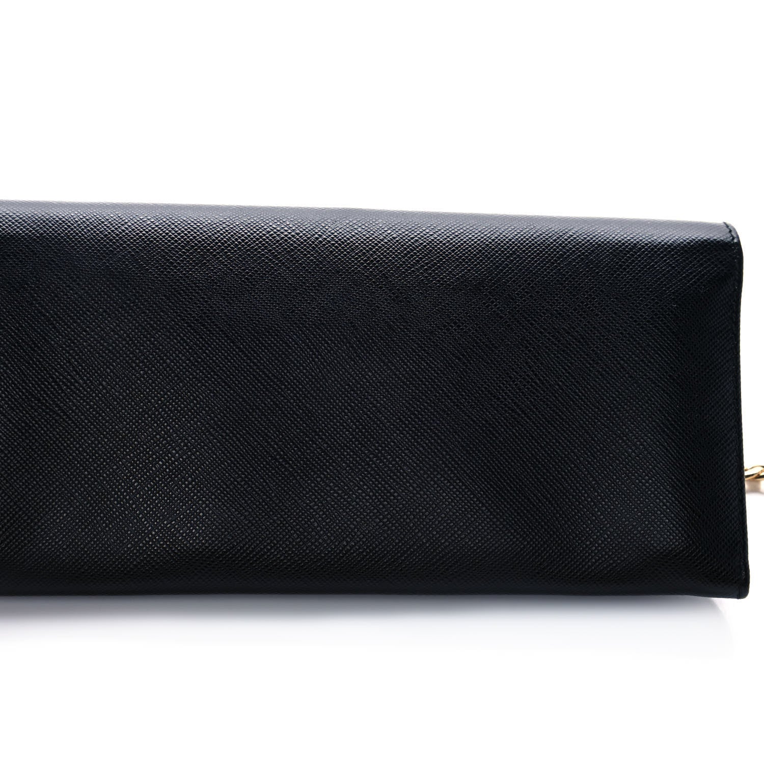Prada Saffiano Lux Chain Wallet Black 11 of 11