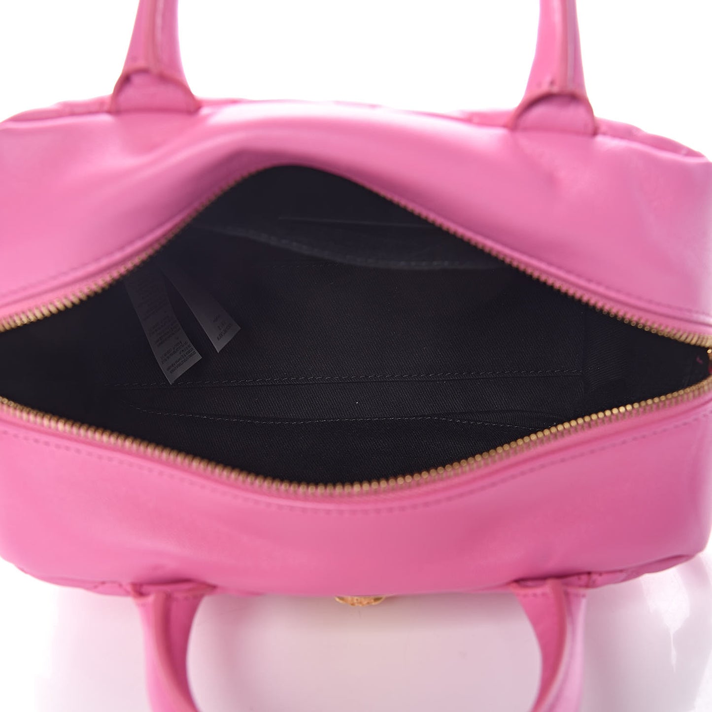 Nappa Quilted Icon Bowler Pink
