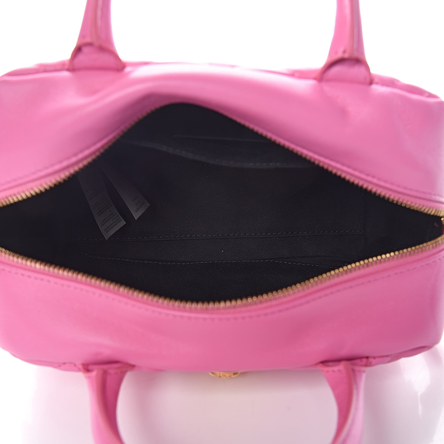 Versace Nappa Quilted Icon Bowler Pink 5 of 13