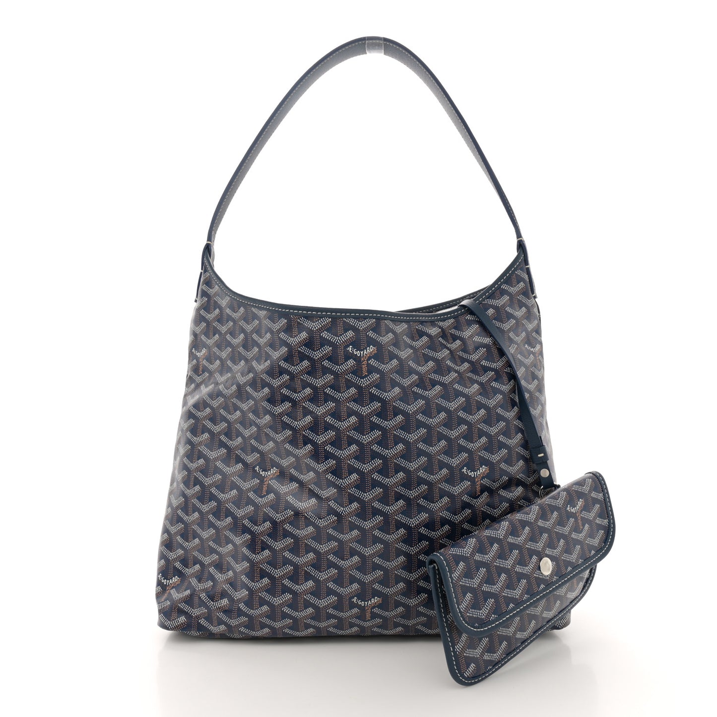 Goyardine Boheme Hobo Navy Blue
