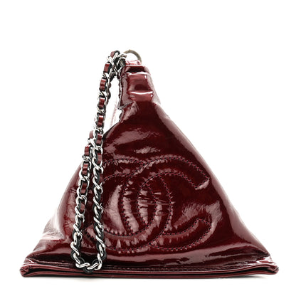 Chanel Patent Small Bonbons Wristlet Dark Bordeaux 1 of 9
