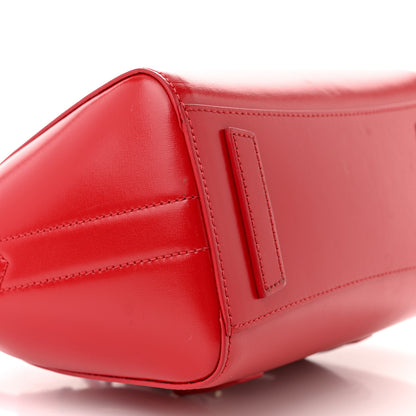 Givenchy Box Calfskin Mini Lock Antigona Shoulder Bag Red 9 of 14