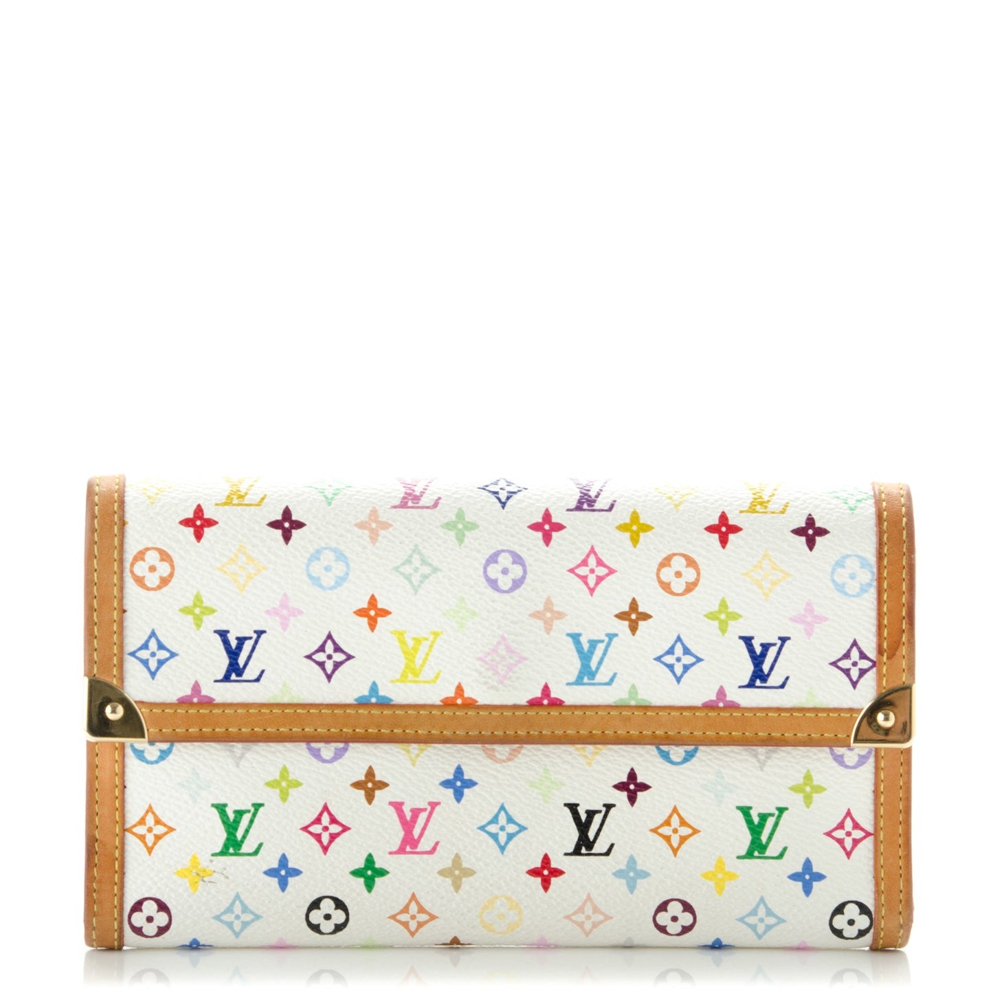 Monogram Multicolor Porte Tresor International Wallet White