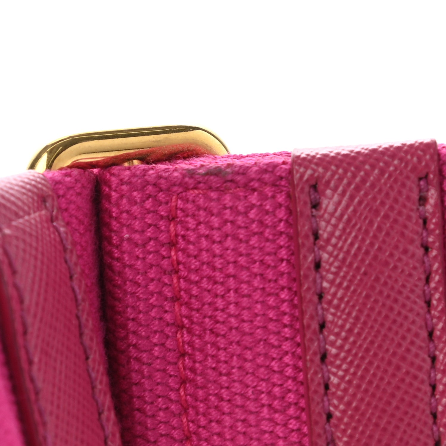 Prada Canvas Shoulder Strap Pink 5 of 6