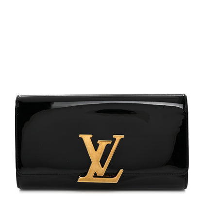Louis Vuitton Patent Louise Clutch Black 1 of 8