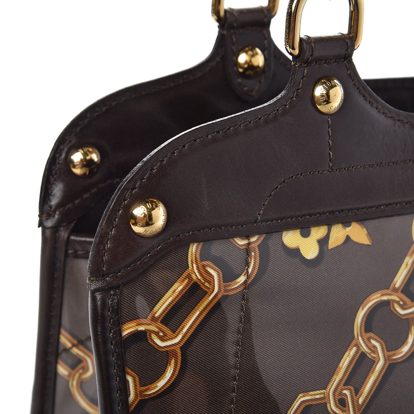 Monogram Charms Cabas Brown