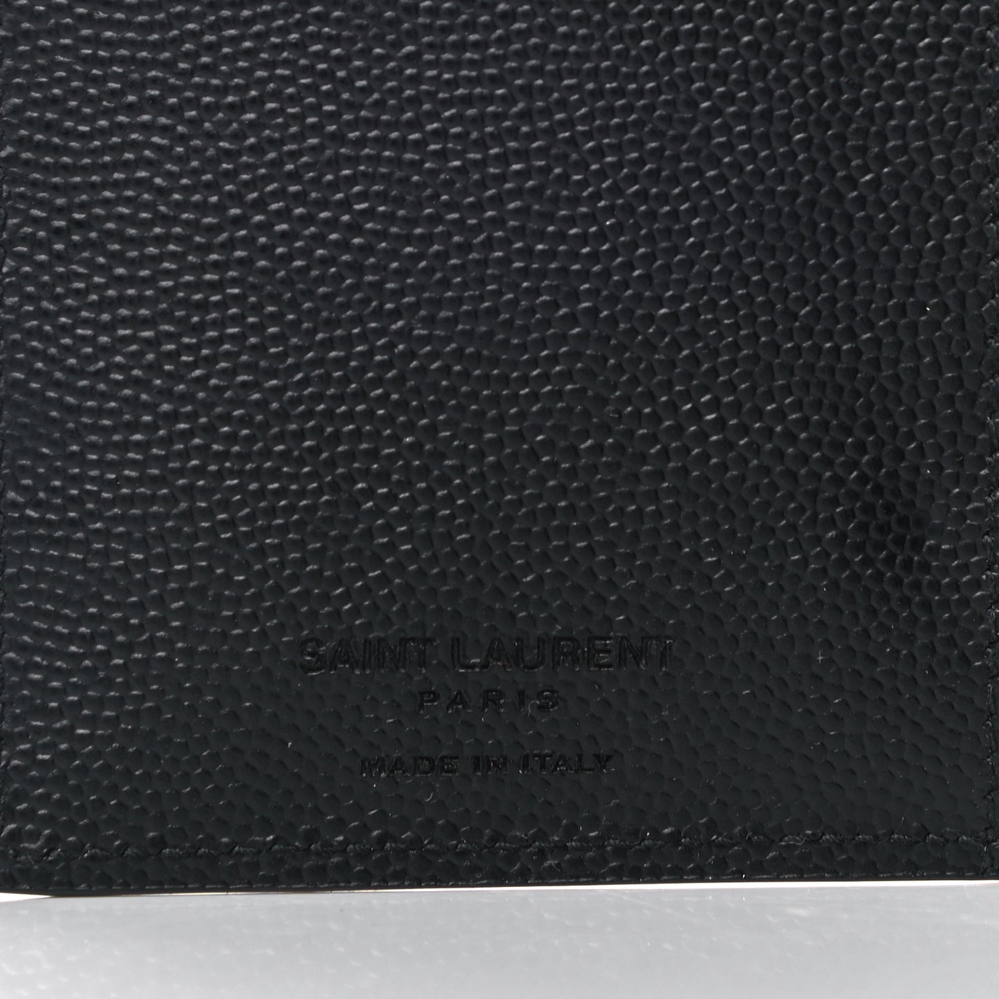 Grain De Poudre North South Chain Wallet Black