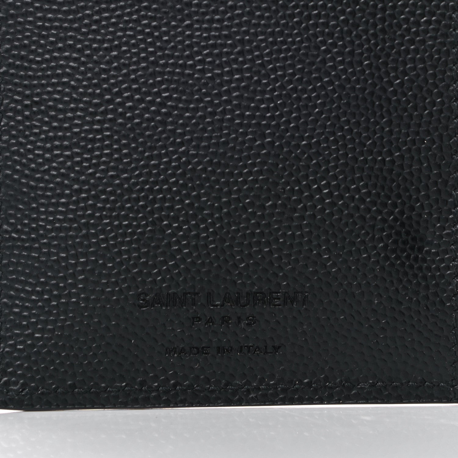 Saint Laurent Grain De Poudre North South Chain Wallet Black 5 of 7