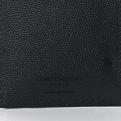 Saint Laurent Grain De Poudre North South Chain Wallet Black 5 of 7