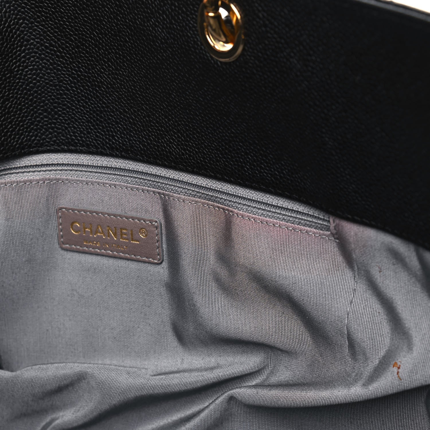 Chanel Soft Caviar Quilted CC Timeless Tote Black 5 of 5