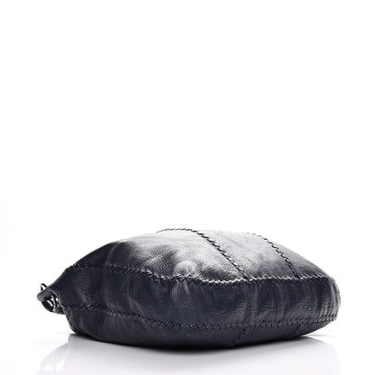 Bottega Veneta Washed Cervo Deerskin Large Hobo China Blue 4 of 16