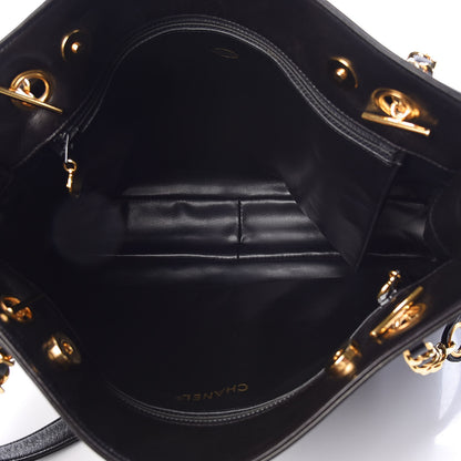 Chanel Lambskin Flap Shoulder Bag Black 7 of 10