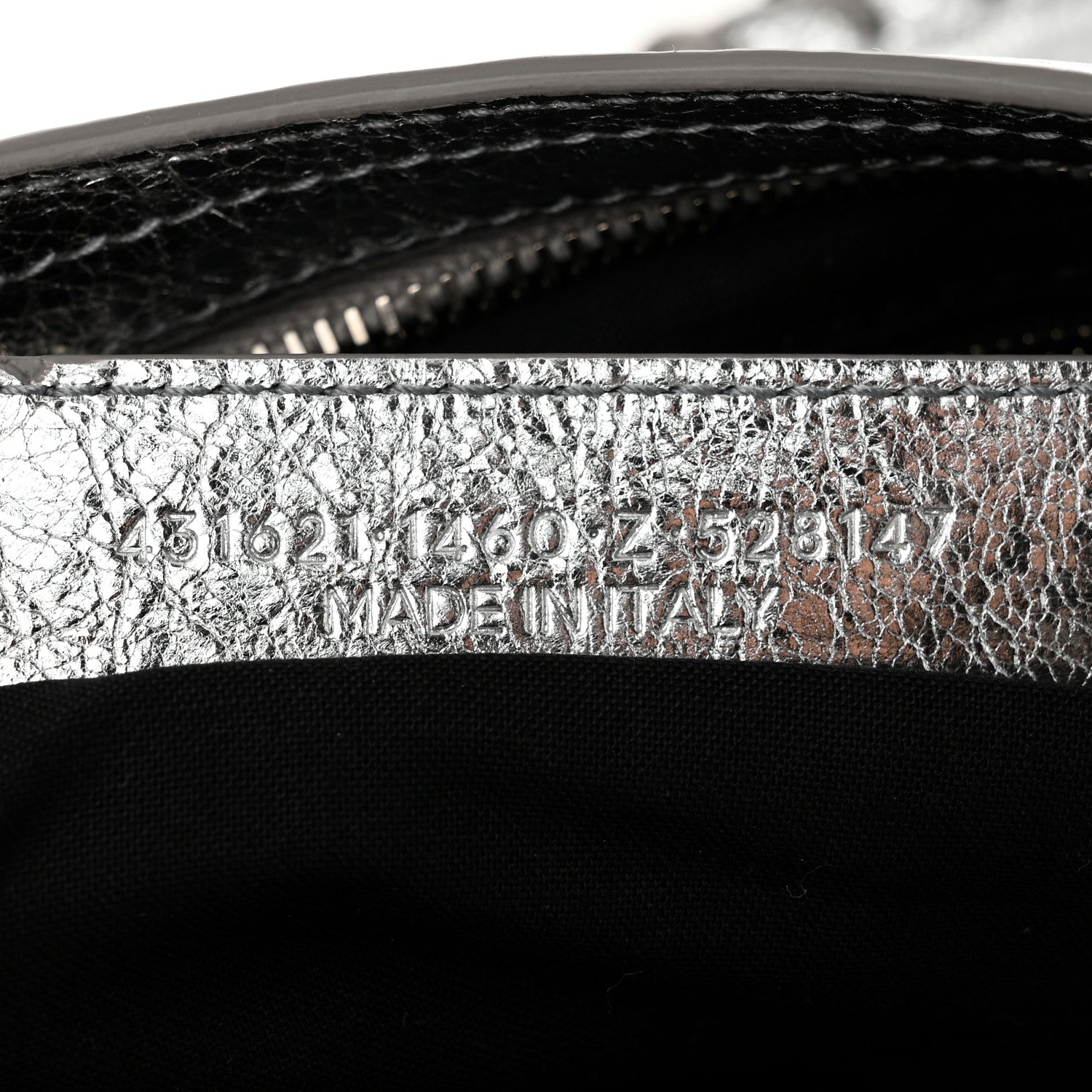 Balenciaga Agneau Classic Silver Hardware S City Aluminum 8 of 12