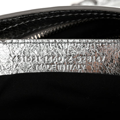 Balenciaga Agneau Classic Silver Hardware S City Aluminum 8 of 12