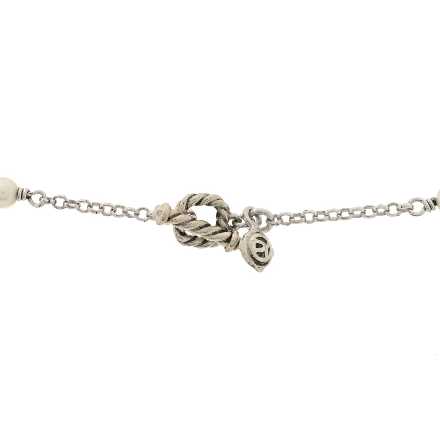 Sterling Silver Freshwater Pearl Bead Chain Necklace