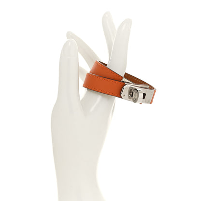 Hermes Swift Kelly Double Tour Bracelet S Orange 2 of 5