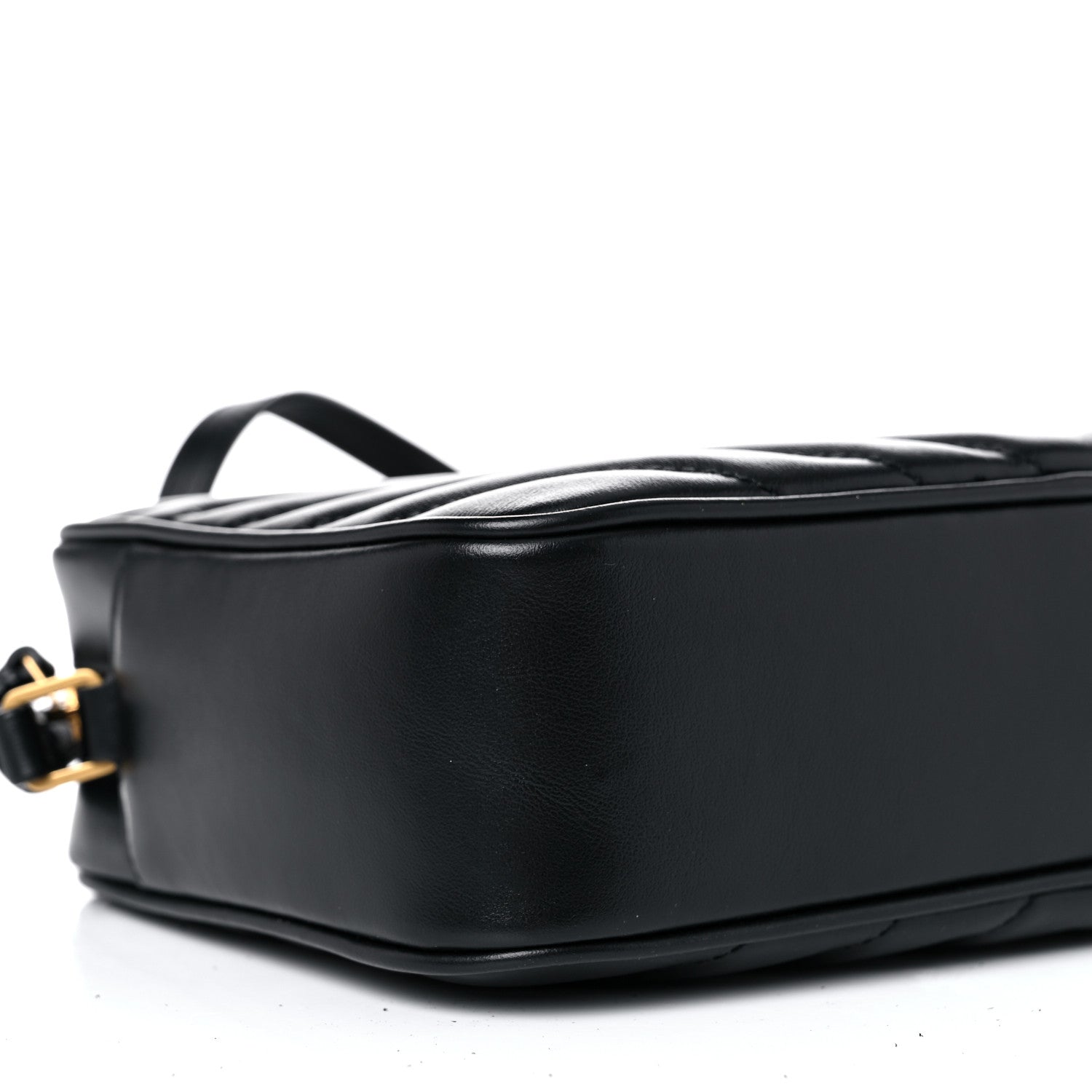 Saint Laurent Calfskin Matelasse Monogram Lou Camera Bag Black 8 of 9