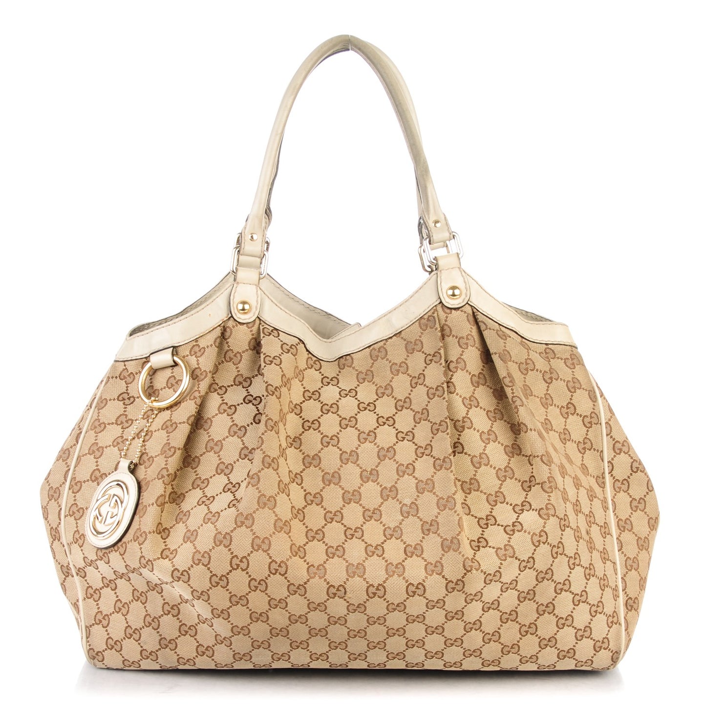 Monogram Large Sukey Tote Off White