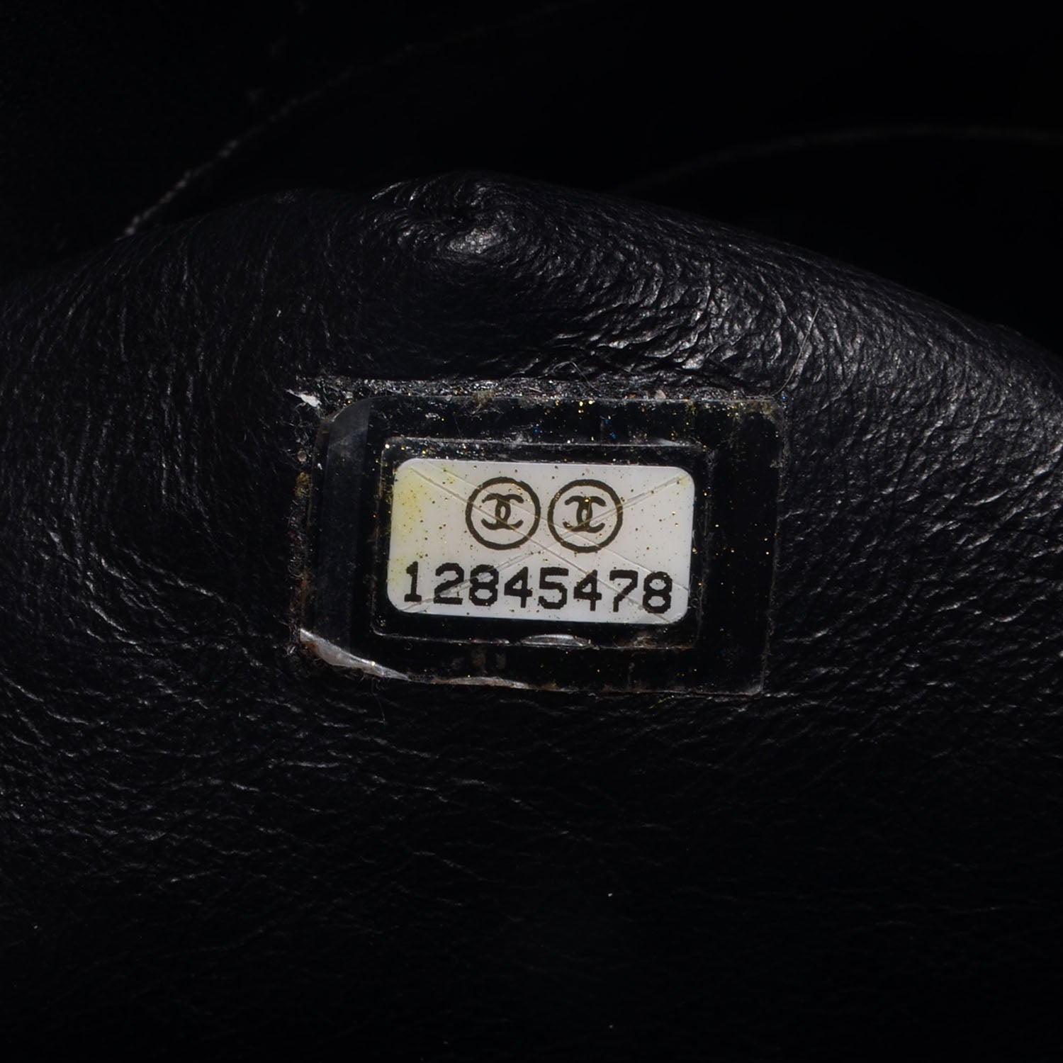 Chanel Patent Upside Down Flap Bag Black 7 of 8