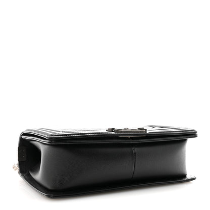 Chanel Caviar Quilted Medium Boy Flap Black 4 of 11
