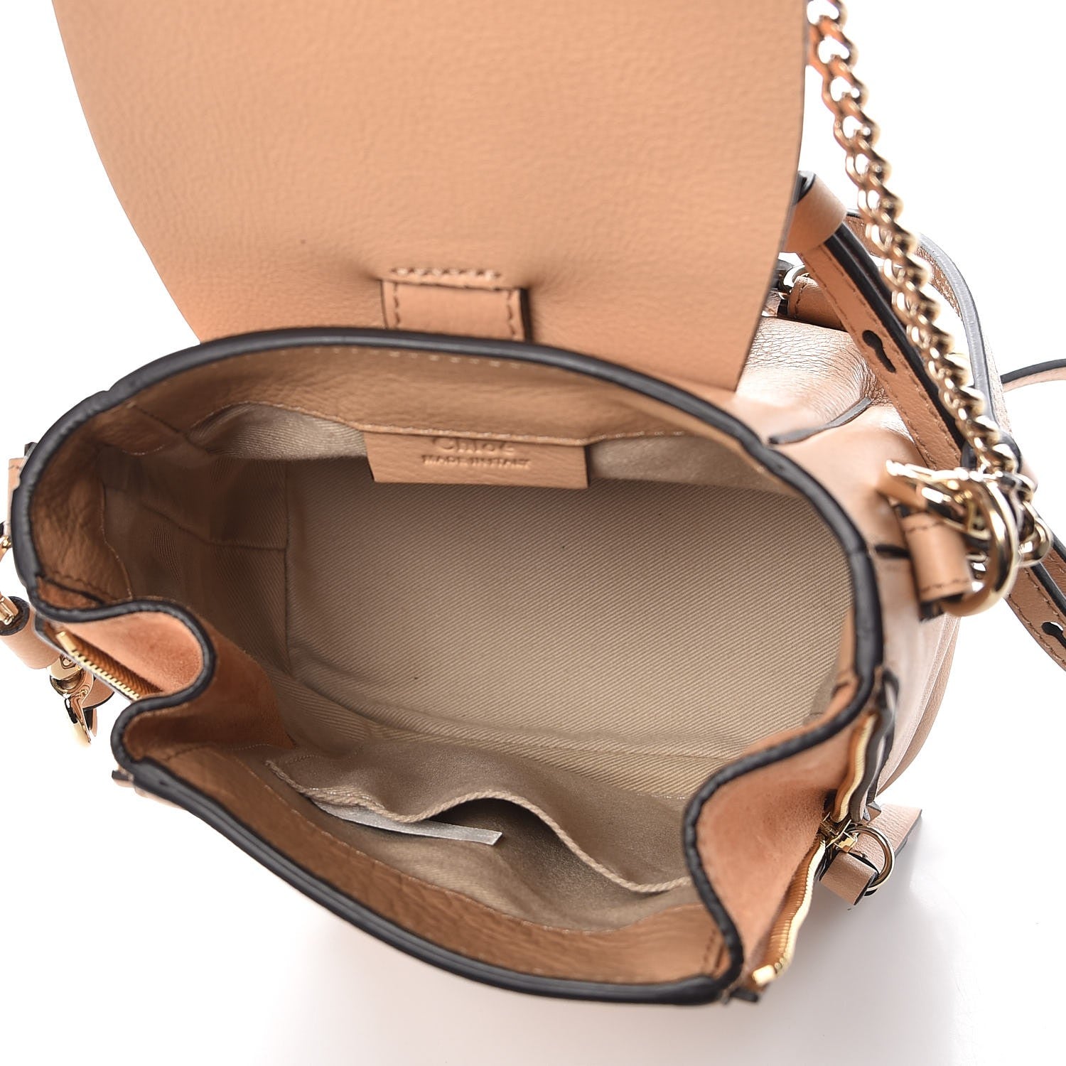 Chloe Suede Calfskin Mini Faye Backpack Blushy Pink 5 of 9