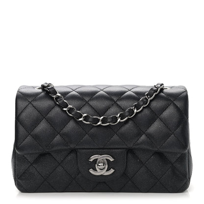 Chanel Iridescent Caviar Quilted Mini Rectangular Flap Black 1 of 11