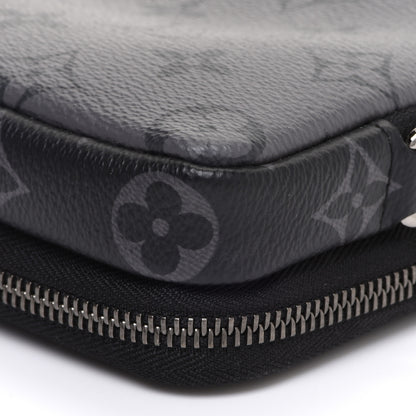 Louis Vuitton Monogram Eclipse Reverse Double Phone Pouch 8 of 8