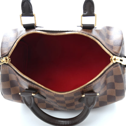 Louis Vuitton Damier Ebene Speedy Bandouliere 25 5 of 10