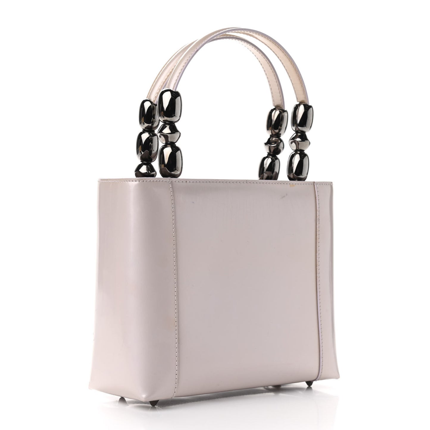 Patent Beaded Malice Tote Light Purple
