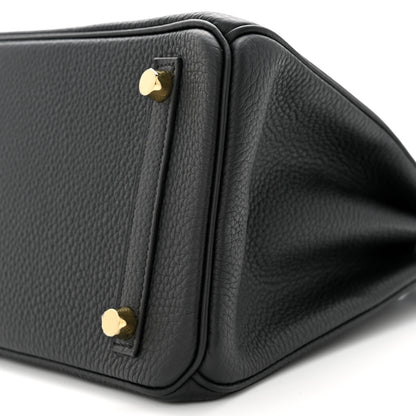 Hermes Togo Birkin 25 Black 9 of 13