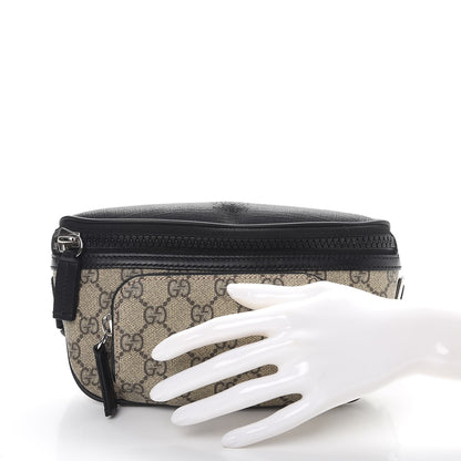 Gucci GG Supreme Monogram Belt Bag Black 3 of 9