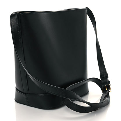 Celine Smooth Calfskin Triomphe Small Bucket Bag Black 3 of 10