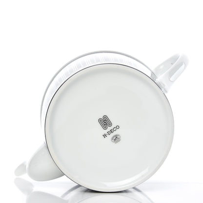 Hermes Porcelain H Deco Coffee/Tea Pot 4 of 6