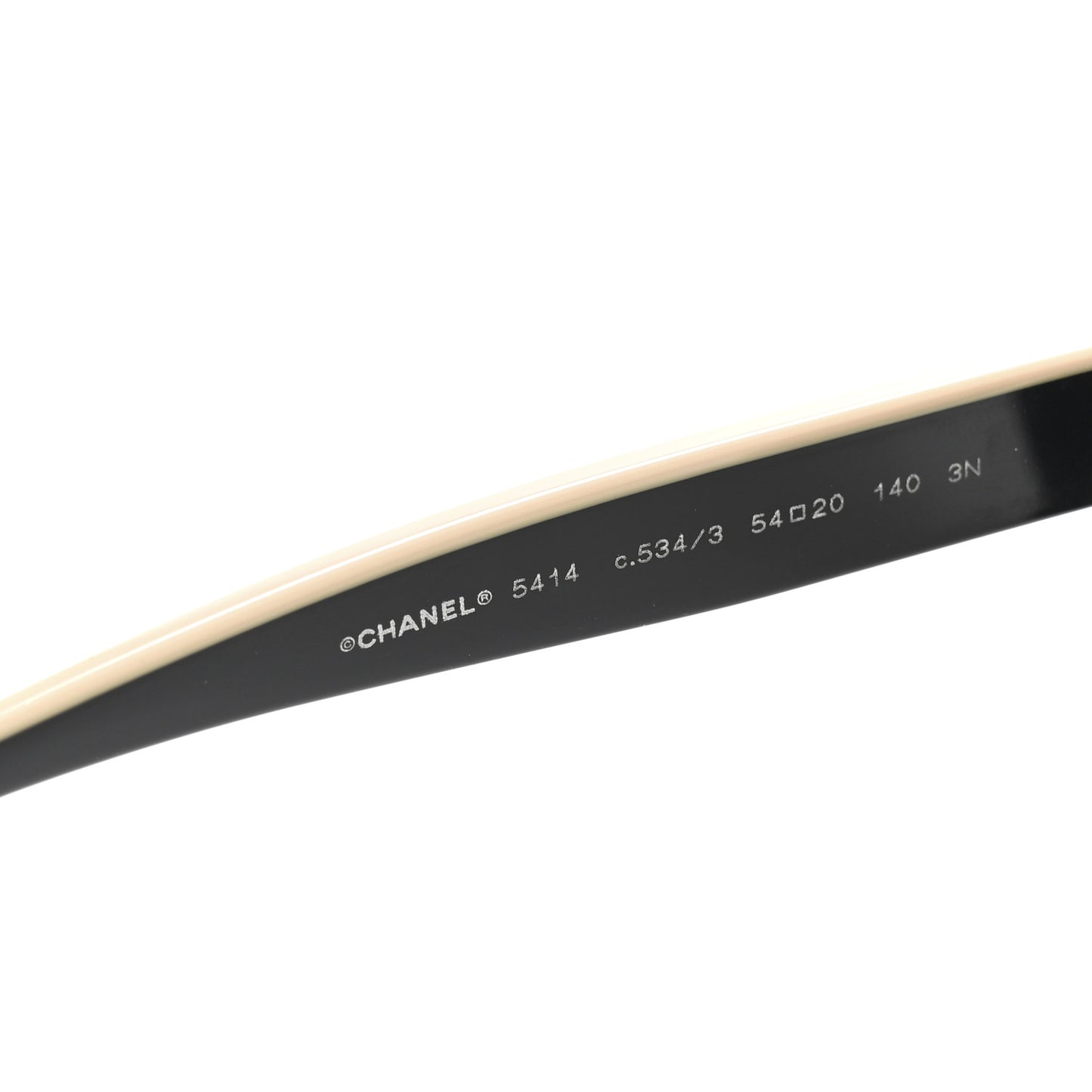 Acetate CC Butterfly Sunglasses 5414 Black Beige