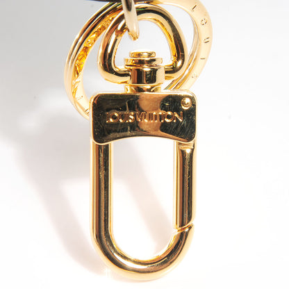 Louis Vuitton Monogram Kusama Pumpkin Dots Key Ring Green 5 of 7