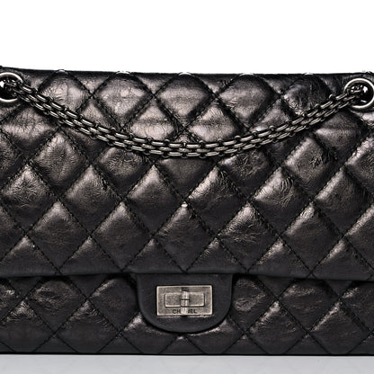 Chanel Aged Calfskin Quilted 2.55 Reissue 226 Flap Black 8 of 12