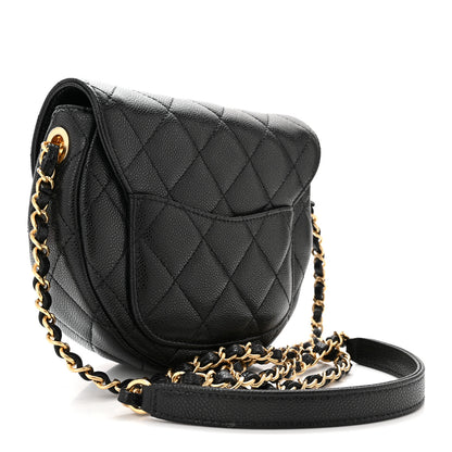 Chanel Caviar Quilted Mini Messenger Flap Black 3 of 11